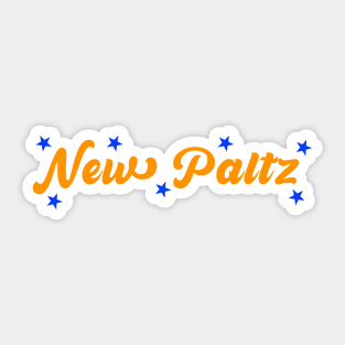 New Paltz Stars Sticker Sticker